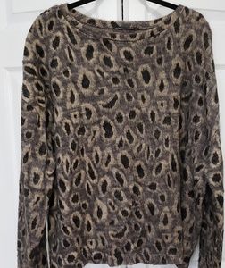 Zara Leopard Print Sweater